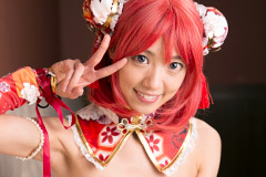 Vertical Type Video 003: BJ In Animetion Cosplay Megu Memezawa
